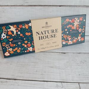 Bronnley Nature House Soap Mandarin and Orange Blossom 3 Bars
